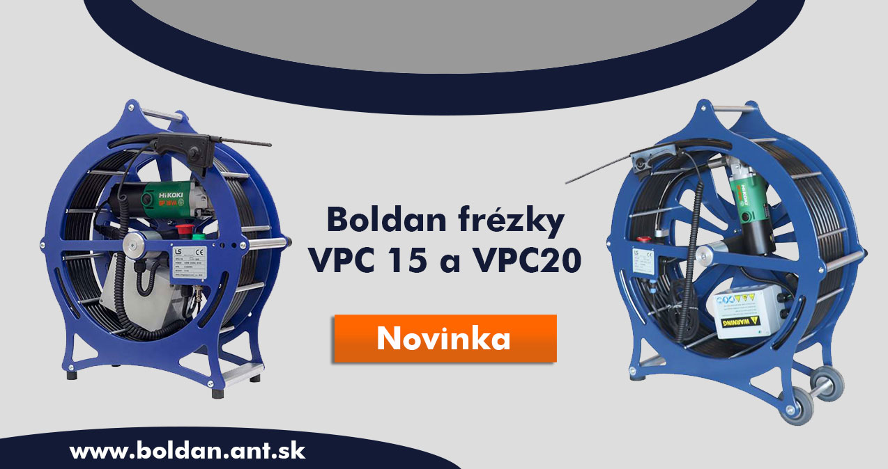 Nová Séria Boldan omieľačov VPC15 a VPC20